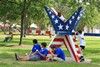 Taking a break - Great Strides - Cystic Fibrosis Walk 2009