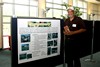 Terry Garner with his poster