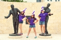 Balloon hats and smiles for the camera