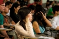 Students in the audience 