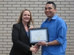 Dr. Lee with Ygnacio Lopez, III who won a UH Teaching Excellence Award  