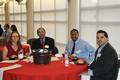 Jessica Wheeler, Dr. Pearson, Walter Chambliss and Chris smile for the camera