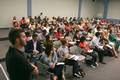 The audience at GSRD 2012, on the left HHP grad counselor Mr. Todd Boutte who helped coordinate the days events.