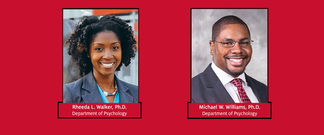 Headshots of Rheeda Walker and Michael Williams