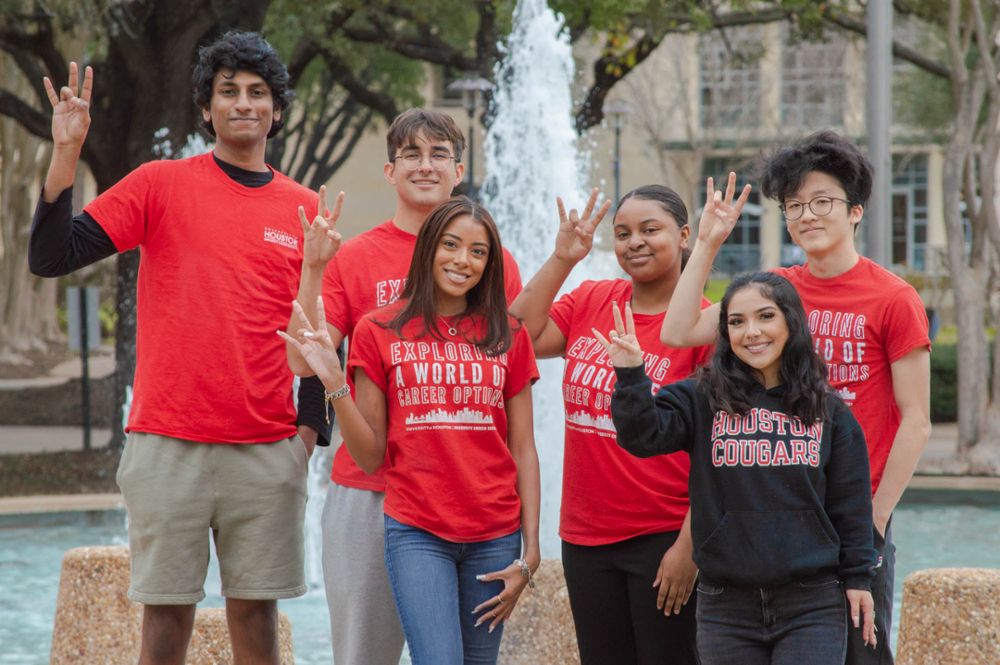 Group photo of UH Student Employees