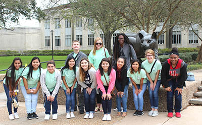 High School students from El Campo Texas