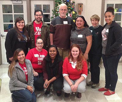 Members of KDP who donated books to UH Charter School