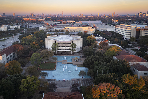 UH Fountains and Farish Hall College of Education