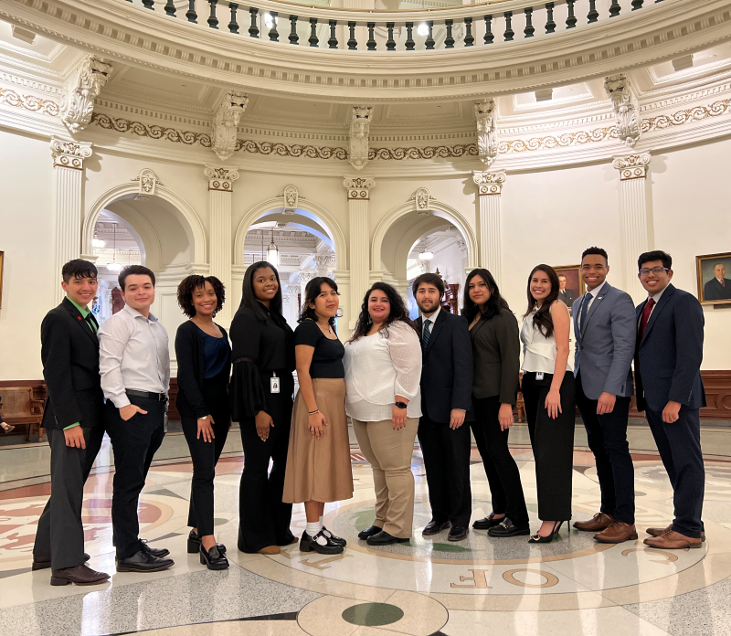 2023 Hobby Fellows Group shot in the Texas capitol