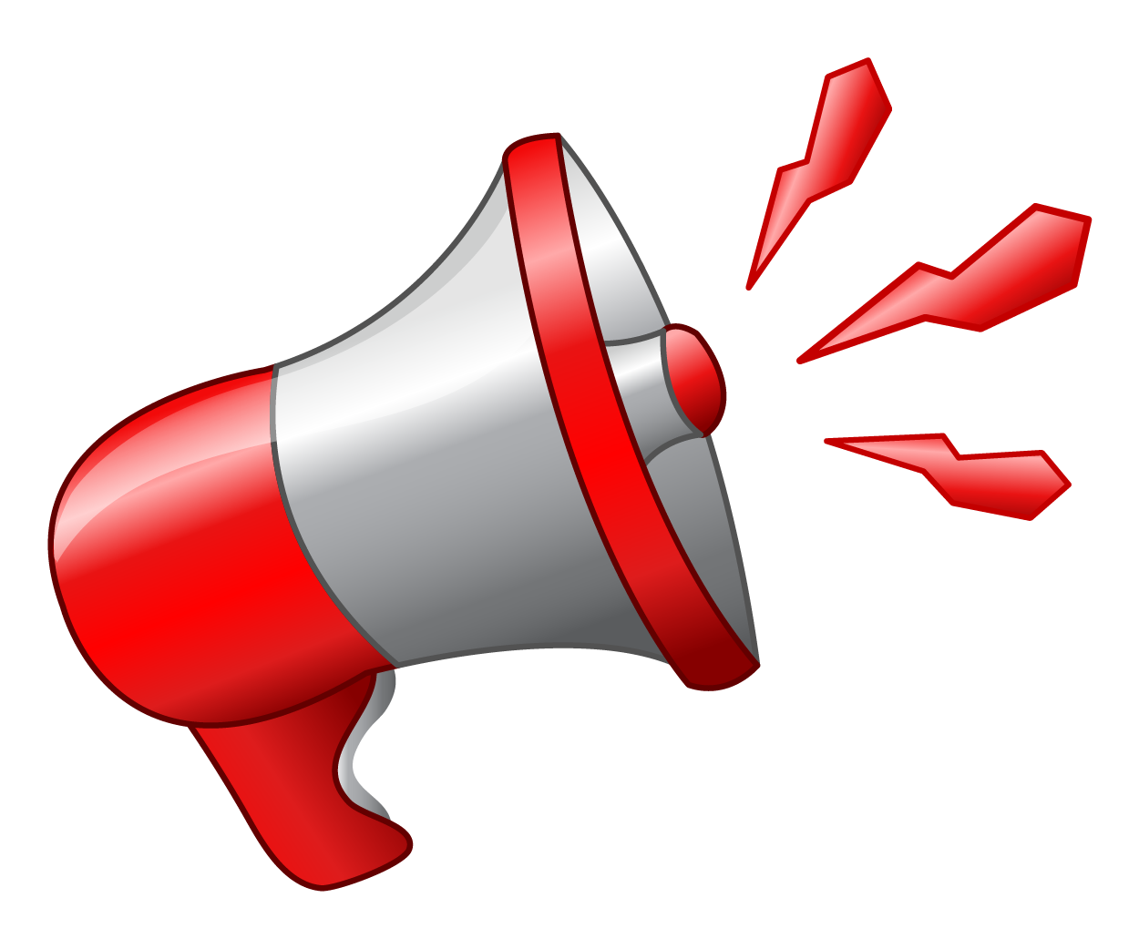 A Red Megaphone