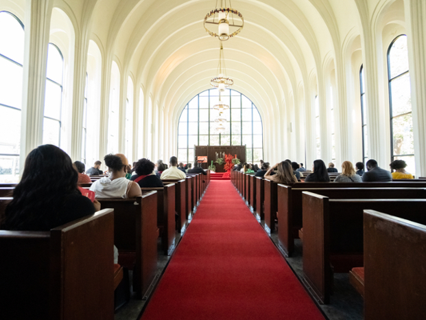 Memorial Service at the A.D. Bruce Religion Center