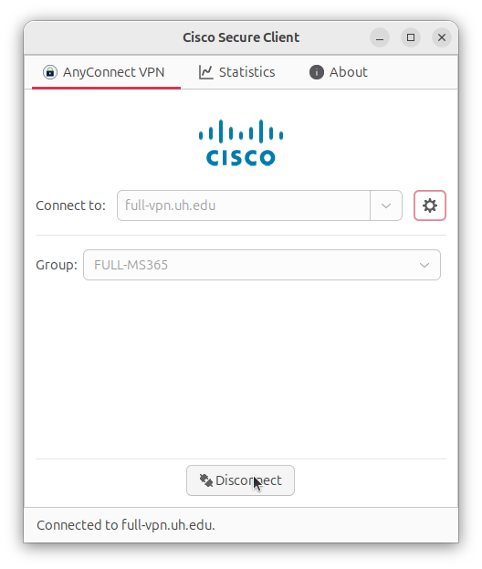 linux disconnect vpn