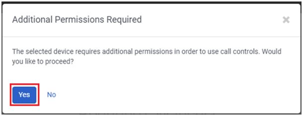 Additional Permissions Required