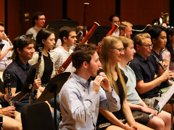 TMF orchestra rehearsal