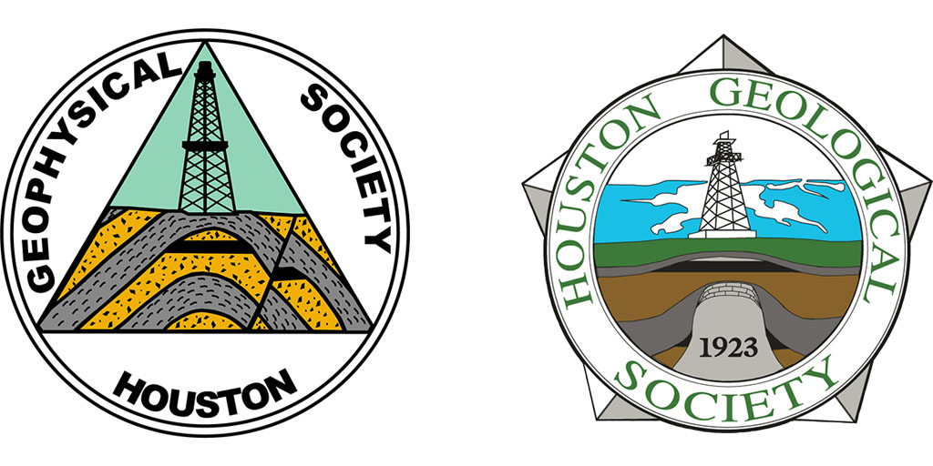 Geophysical Society of Houston and the Geological Society of Houston Logos