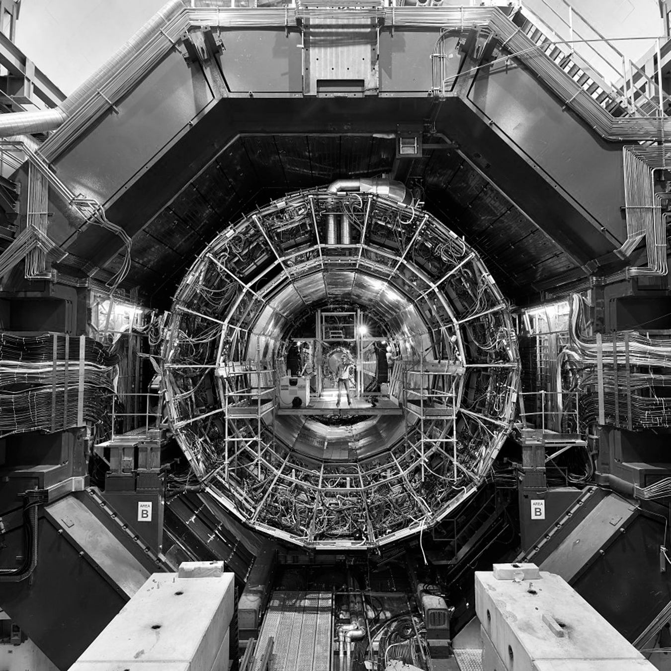 Front of the ALICE detector at CERN