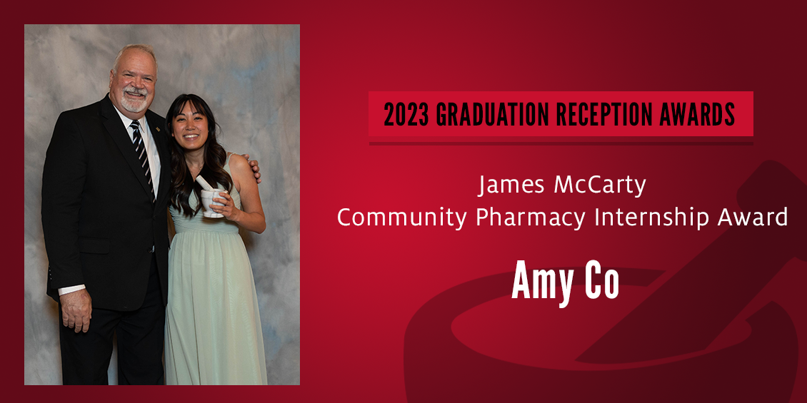 James McCarty Community Pharmacy Internship Award