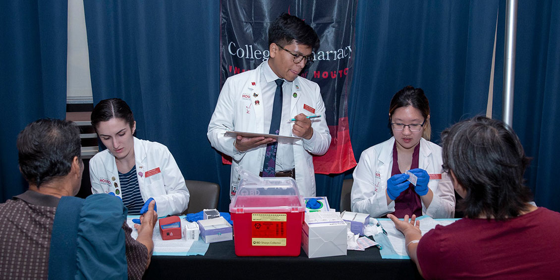 students at 2022 rgv health fair