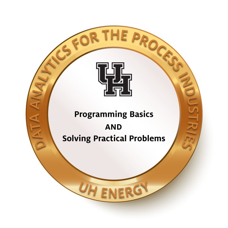 Programming Basics and Solving Practical Problems Badge Image